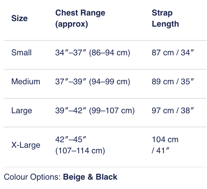 URSA X Strap - kombinierter Chest- und Backstrap