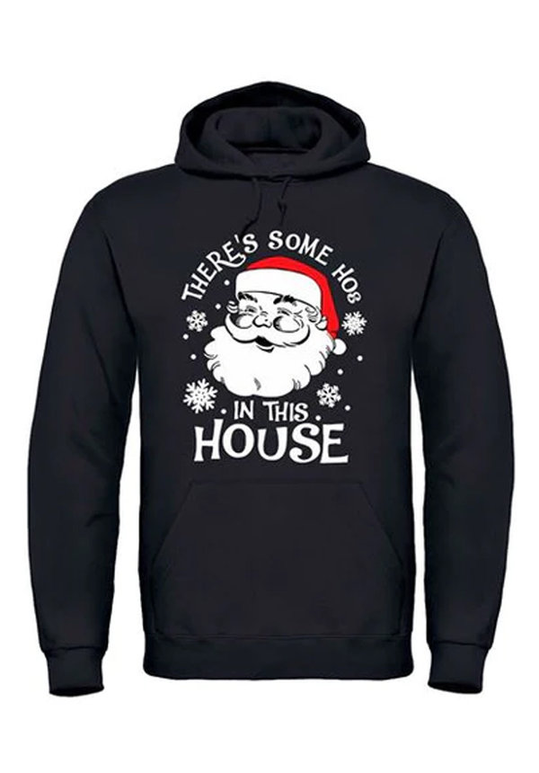 Kersttrui There's Some Ho's Zwart- Unisex