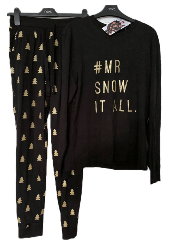 Kerst Pyjama Mr Snow It All  - Heren