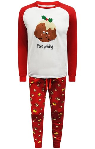 Kerst Pyjama More  Pudding - Heren 