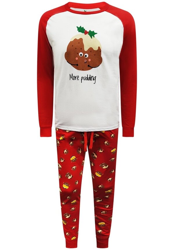 Kerst Pyjama More  Pudding - Heren