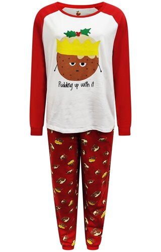 Kerst Pyjama Pudding Up With It - Dames 