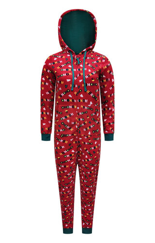 Kerst Onesie Ho Ho Ho Rood - Dames 