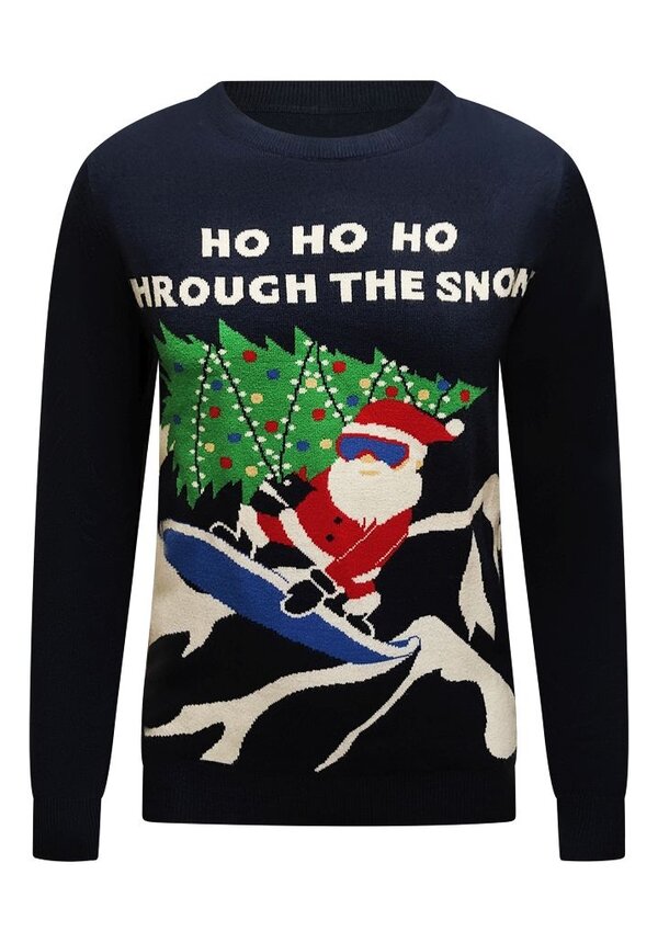 Kersttrui Ho Ho Ho Through the Snow - Heren