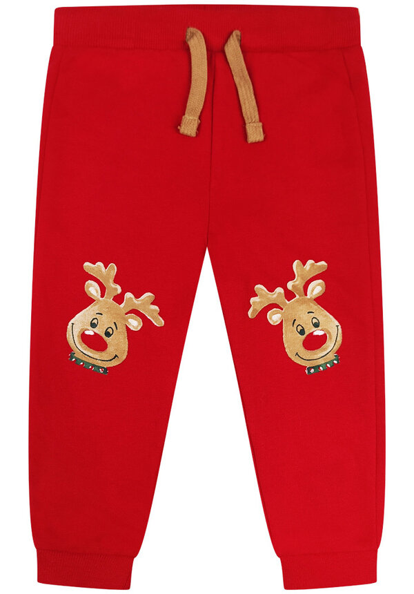 Kerst Broek Blij Rendier Rood - Baby's en Kinderen