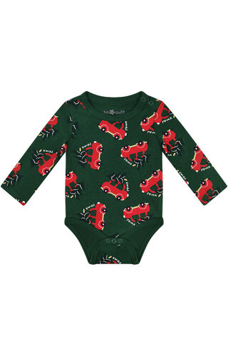Kerst Romper Auto Kerstboom - Baby's 