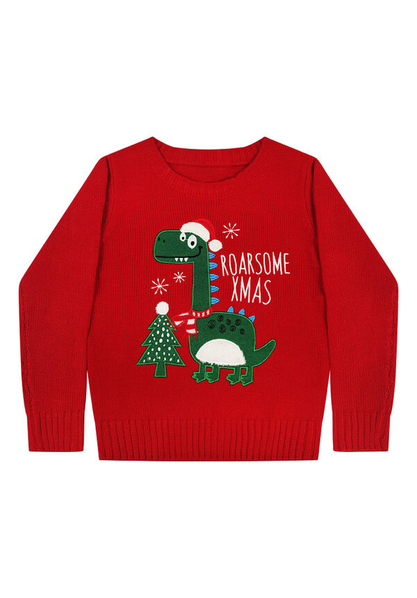 Kersttrui Dino Roarsome Xmas - Kinderen