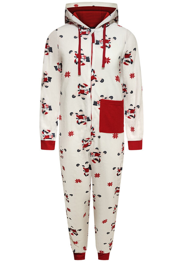 Kerst Onesie Wit - Dames