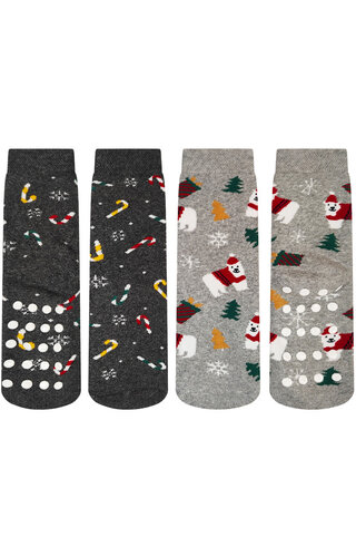 Kerstsokken 2 pack | D - Kinderen 