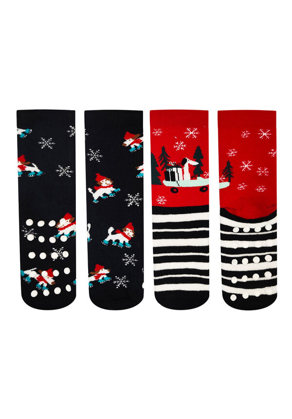 Kerstsokken 2 pack | E - Kinderen