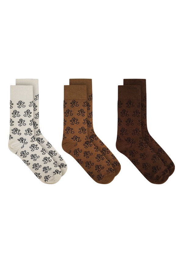 Kerstsokken 3 pack | R - Heren
