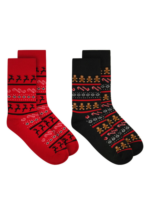 Kerstsokken 2 pack | S - Heren