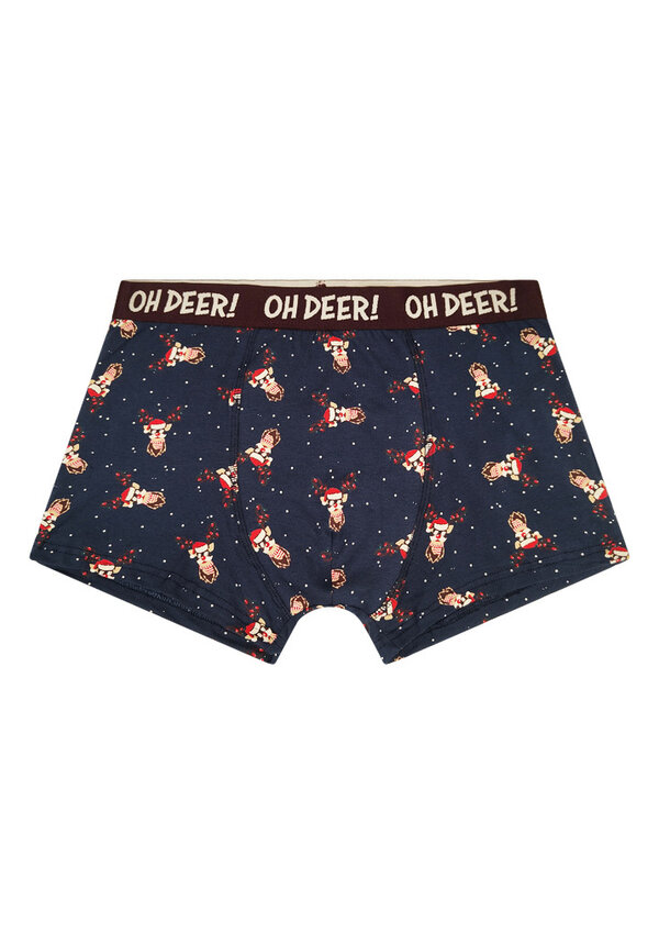 Boxershort Oh Deer Donkerblauw - Heren