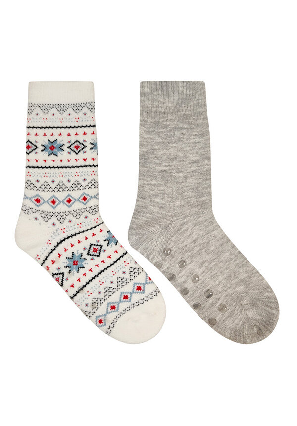 Kerst thermosokken 2 pack | L - Dames