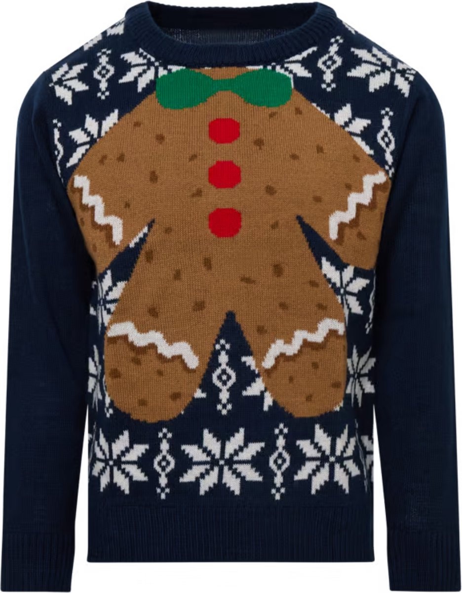 Kersttrui Kinderen - Warme Gebreide Trui Met Kerstprint Voor Baby's, Peuters & Jongens/Meisjes
