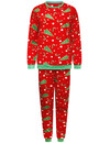 Kerst Lounge Set Rood - Unisex
