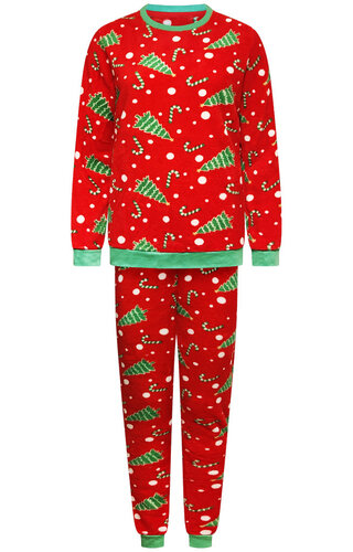 Kerst Lounge Set Rood - Unisex 