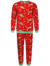 Kerst Lounge Set Rood - Unisex