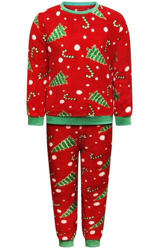 Kerst Lounge Set Rood - Kinderen 