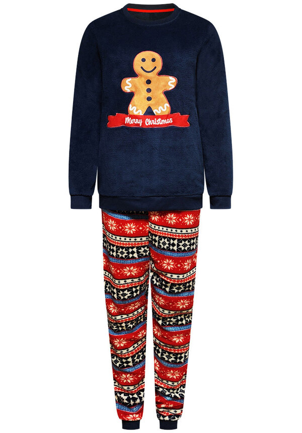 Kerst Lounge Set Donkerblauw - Unisex