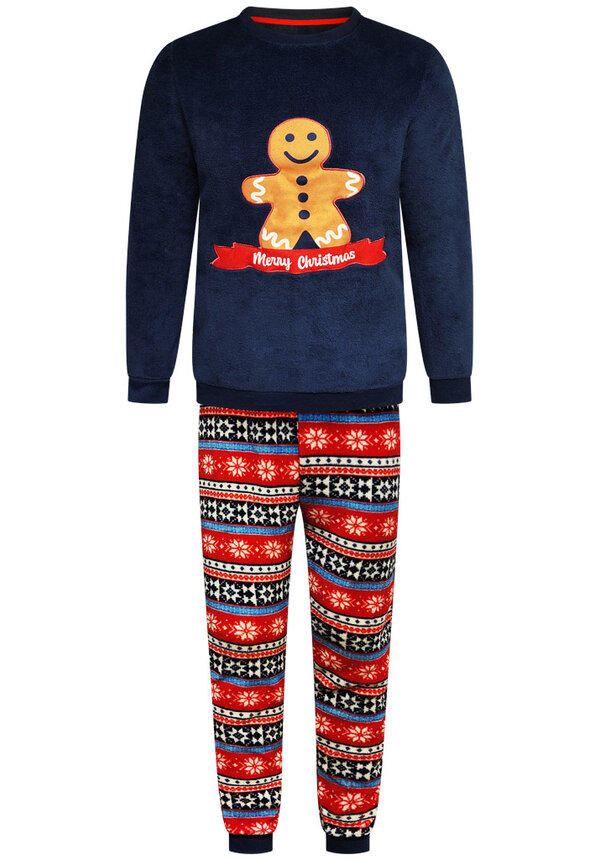 Kerst Lounge Set Donkerblauw - Unisex