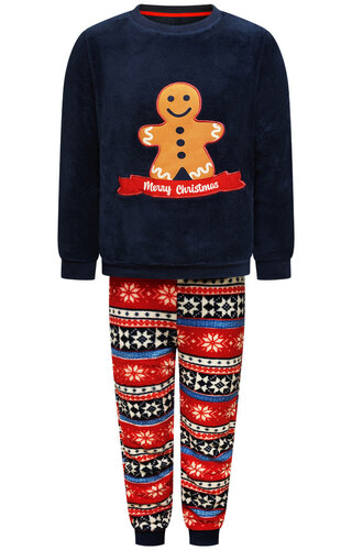 Kerst Lounge Set Donkerblauw - Kinderen 