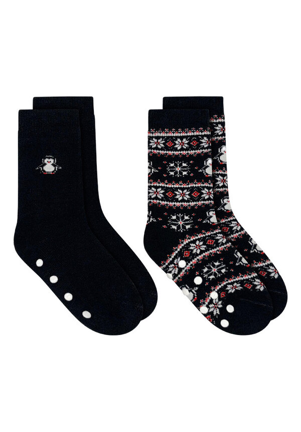 Kerstsokken Thermo  & Anti-slip 2 pack | Y - Kinderen