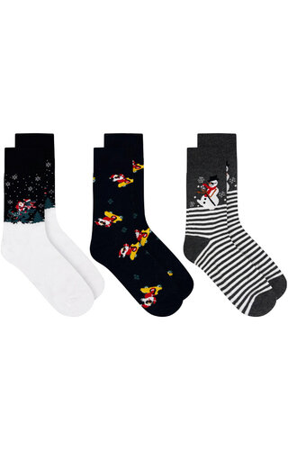 Kerstsokken 3 pack | W - Heren 