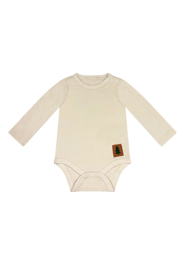 Kerst Romper Icon Onderkant Beige - Baby's