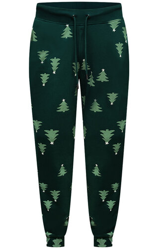 Kerst Broek Kerstboom Groen  - Heren 