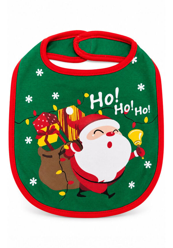 Kerst Baby Slabbetje Groen