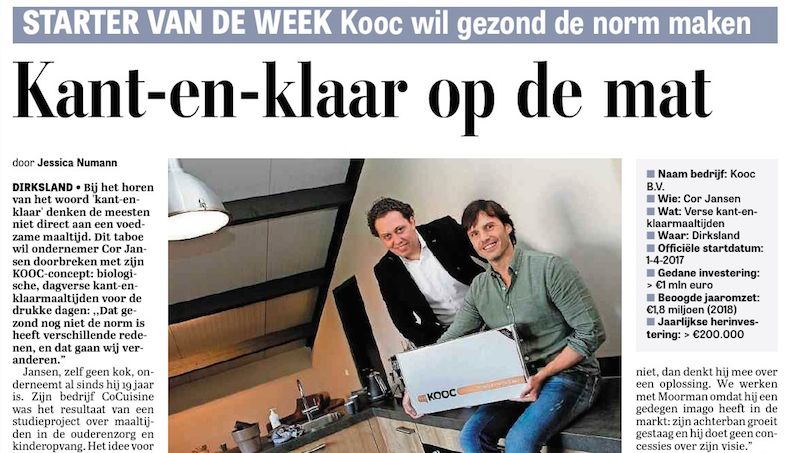 In de media - DFT: Kant-en-klaar op de mat