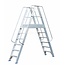 Solide Solide professioneel platform dubbele toegang 2 x 6 treden 1.50m
