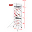Altrex Altrex RS52 fiber-deck1.35 x 2.45 x 7.20m vh* = 9.20m wh