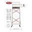 BigScaff RS61 Prof. alu rolsteiger 0.75m x 1.85m x 3.20m Ph= 5.20m WH