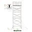 SCAFLINE Professionele rolsteiger 9.20m werkhoogte x 135cm breedte x 190cm platformlengte