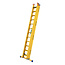 STALTOR 3-delige glasvezel omvormladder 3x12 sporten met stabibalk