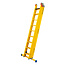 STALTOR 3-delige glasvezel opsteekladder 3x9 sporten met stabibalk