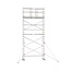 SCAFLINE Professionele rolsteiger 7.20m werkhoogte x 75cm breedte x 250cm platformlengte