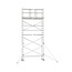SCAFLINE Professionele rolsteiger 7.20m werkhoogte x 90cm breedte x 190cm platformlengte