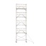 SCAFLINE Professionele rolsteiger 10.20m werkhoogte x 75cm breedte x 190cm platformlengte