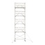 SCAFLINE Professionele rolsteiger 10.20m werkhoogte x 90cm breedte x 250cm platformlengte
