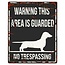 D&D Warning Sign Dachshund