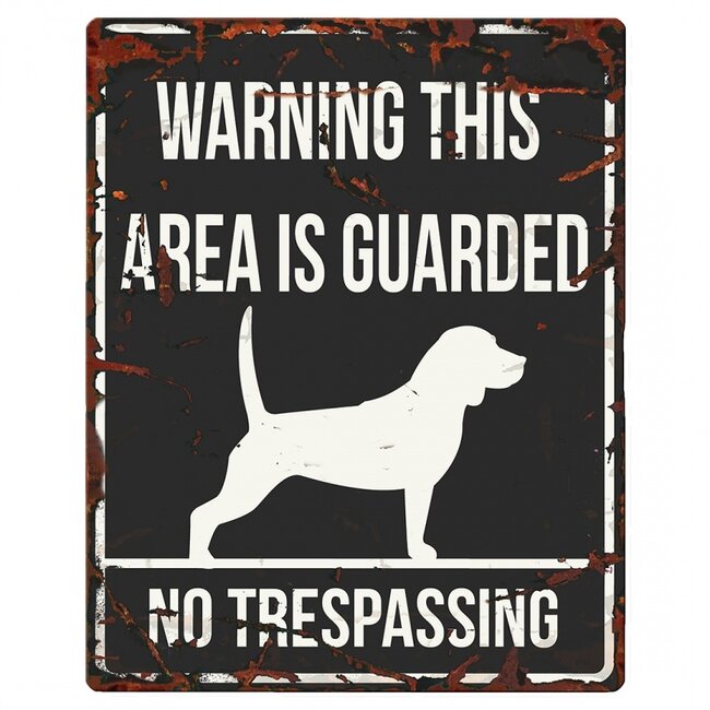 D&D Warning Sign Beagle