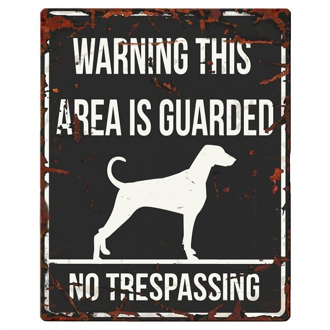 D&D Warning Sign Dalmatian