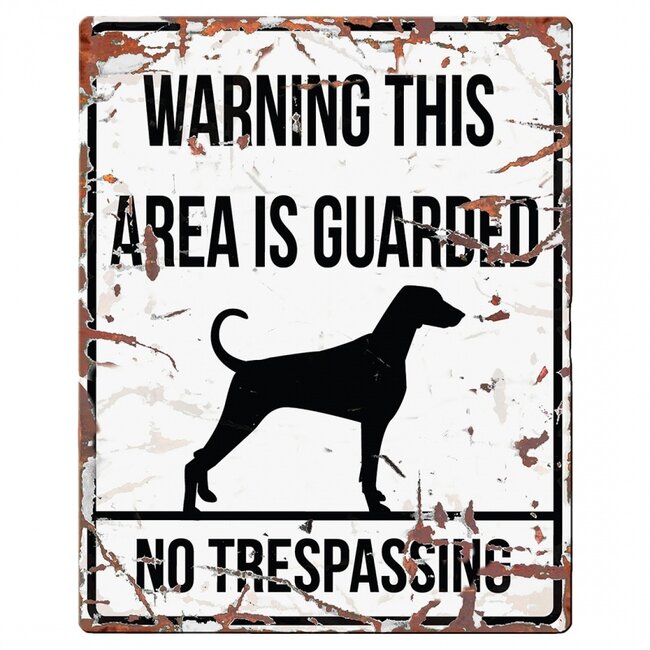 D&D Warning Sign Dalmatian