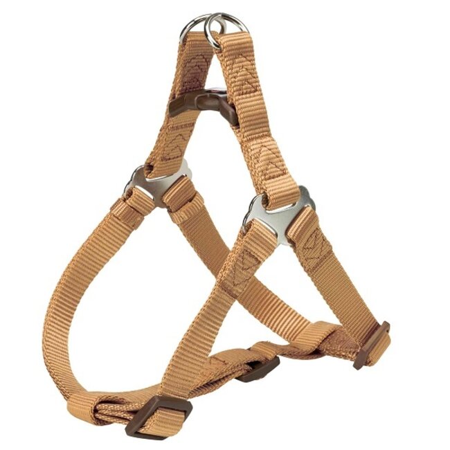 Trixie Premium One Touch Dog Harness caramel
