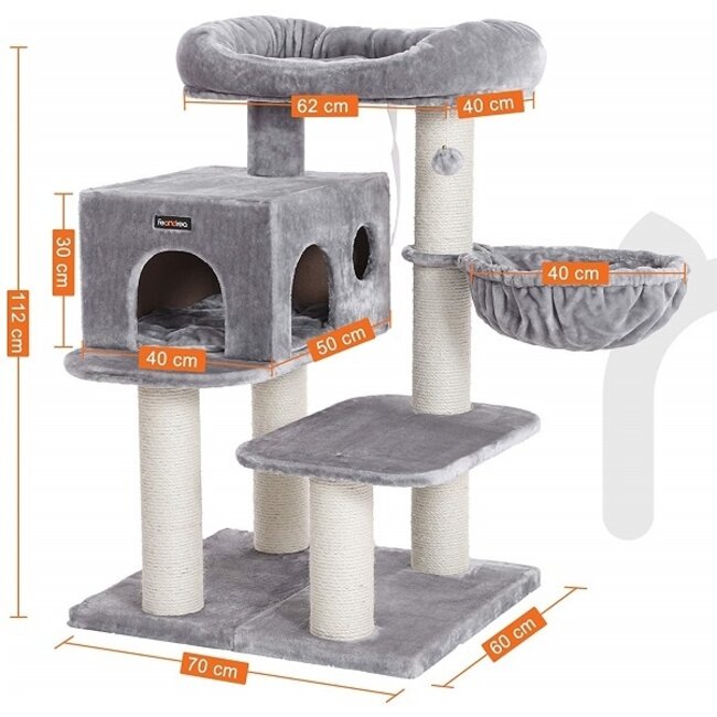 Cat Tree Tarp grey