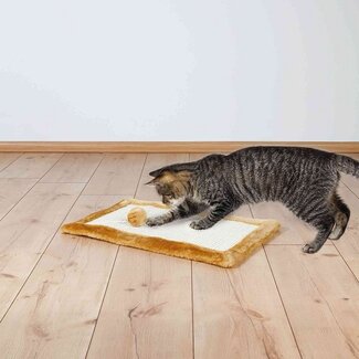 Trixie Scratching Mat Plush Brown