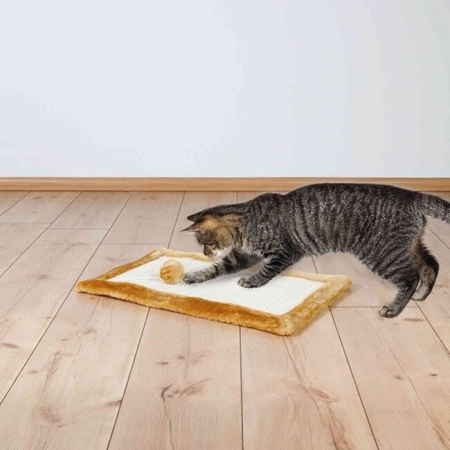 Trixie Scratching Mat Plush Brown